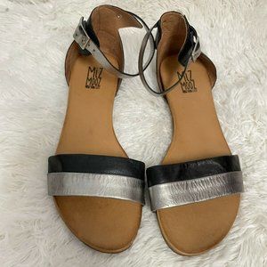 Miz Mooz Atlantic Leather Ankle Strap Open Toe Sandals Women's Size 11 women